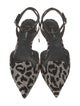 Dolce & Gabbana Printed Slingback Flats