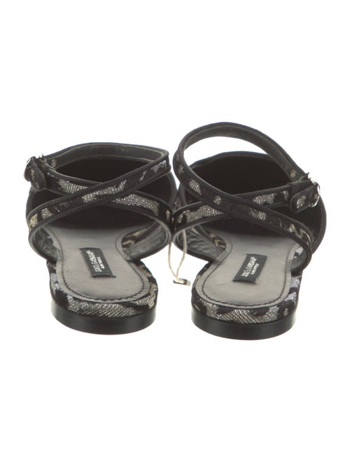 Dolce & Gabbana Printed Slingback Flats