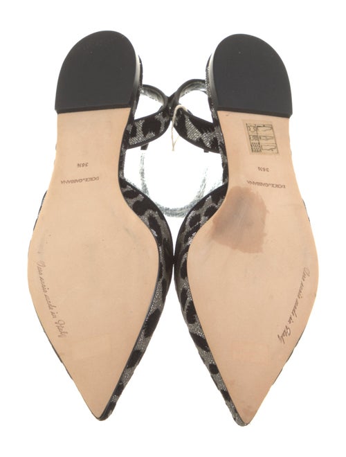 Dolce & Gabbana Printed Slingback Flats