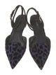 Dolce & Gabbana Animal Print Slingback Flats