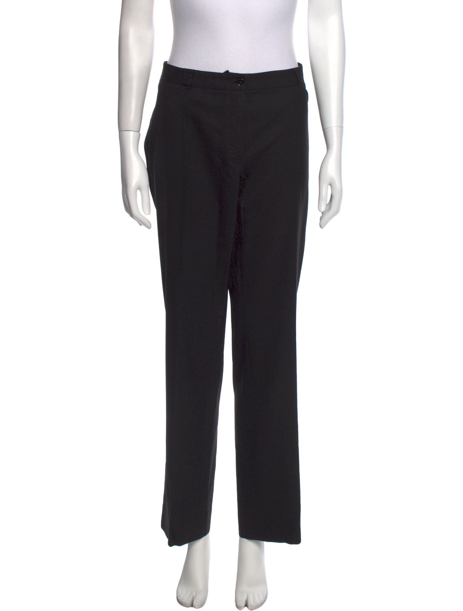 Dolce & Gabbana Virgin Wool Straight Leg Pants