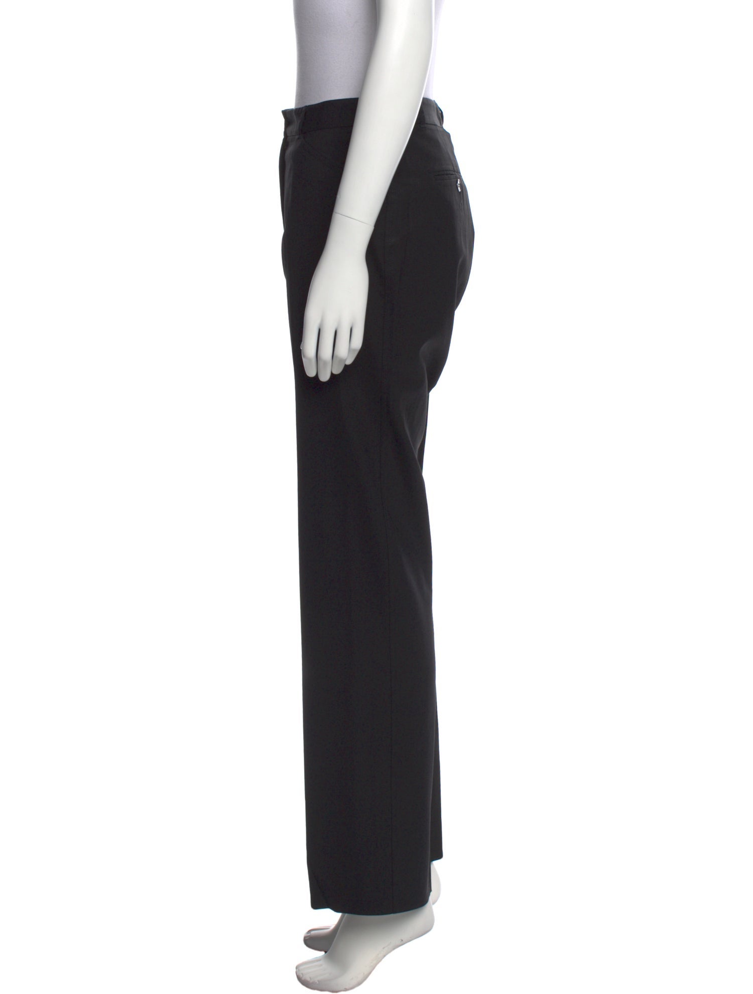 Dolce & Gabbana Virgin Wool Straight Leg Pants