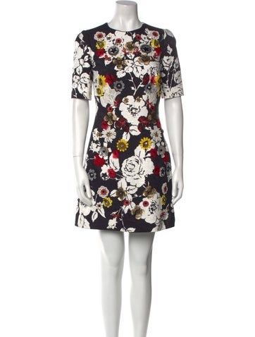Dolce & Gabbana Dresses Floral Print Mini Dress Us4, It40 | S