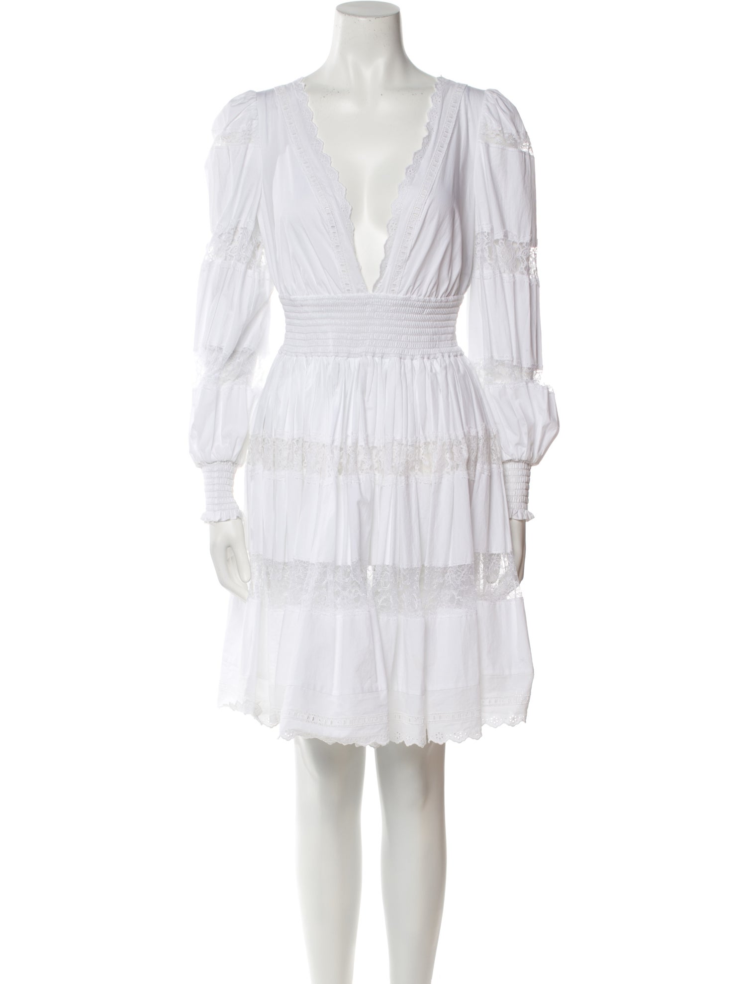 Dolce & Gabbana Plunge Neckline Mini Dress