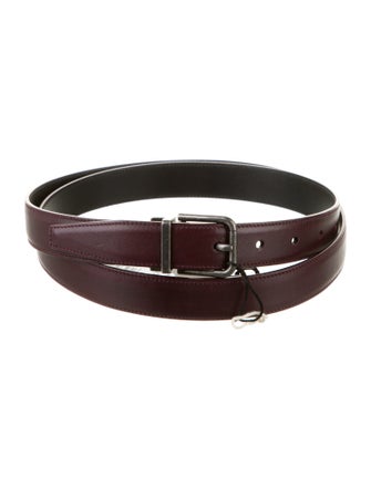 Dolce & Gabbana Skinny Leather Belt