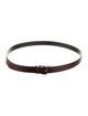 Dolce & Gabbana Skinny Leather Belt