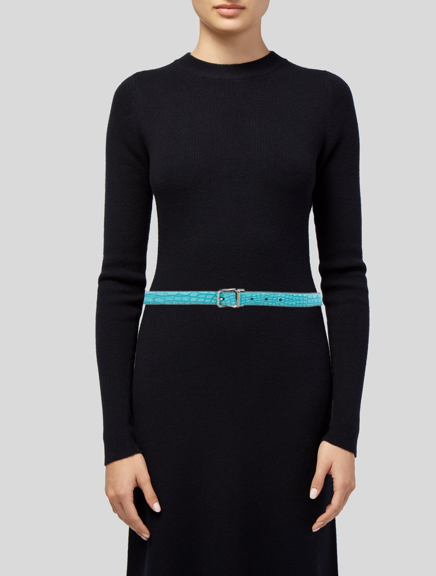 Dolce & Gabbana Skinny Leather Belt