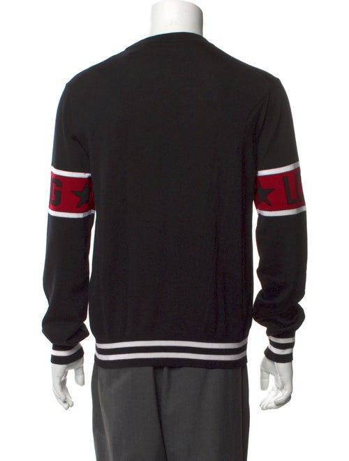 Dolce & Gabbana Virgin Wool Graphic Print Pullover