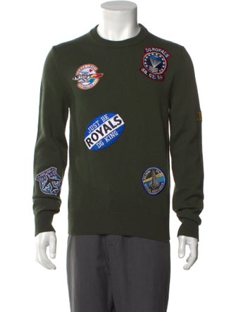 Dolce & Gabbana Virgin Wool Graphic Print Pullover