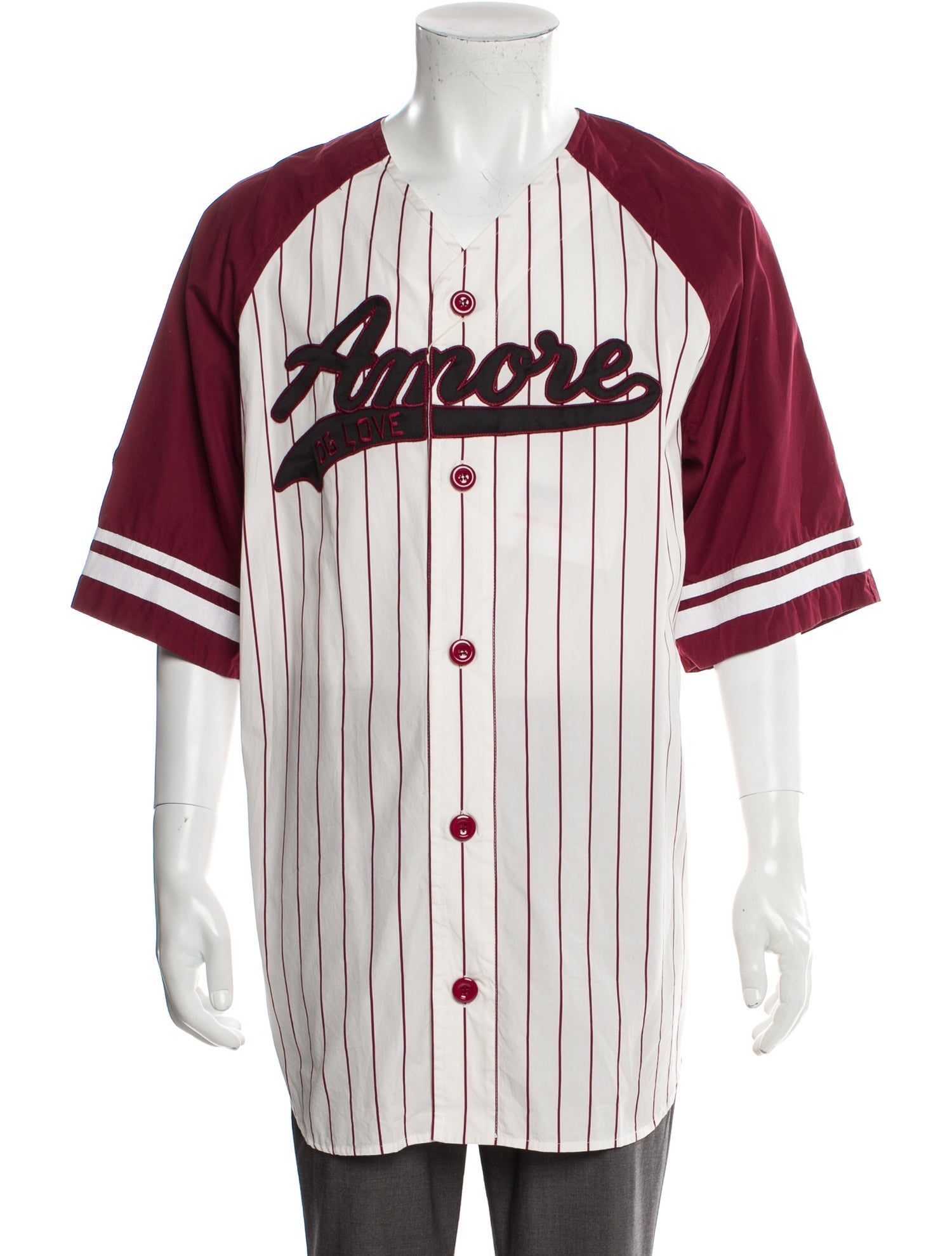 Dolce & Gabbana Graphic Print Short Sleeve Dress Shirt