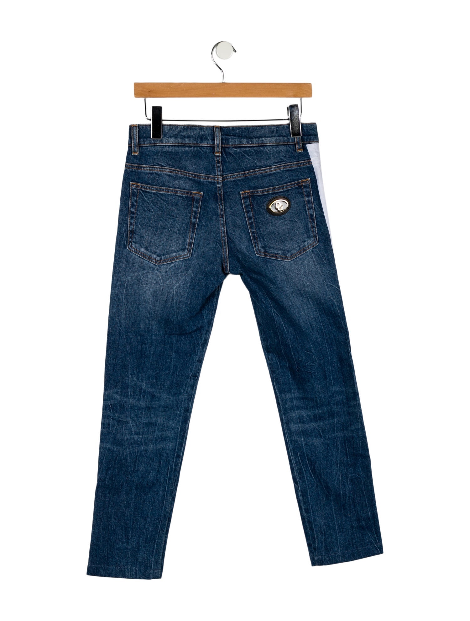 Dolce & Gabbana Mid-Rise Straight Leg Jeans