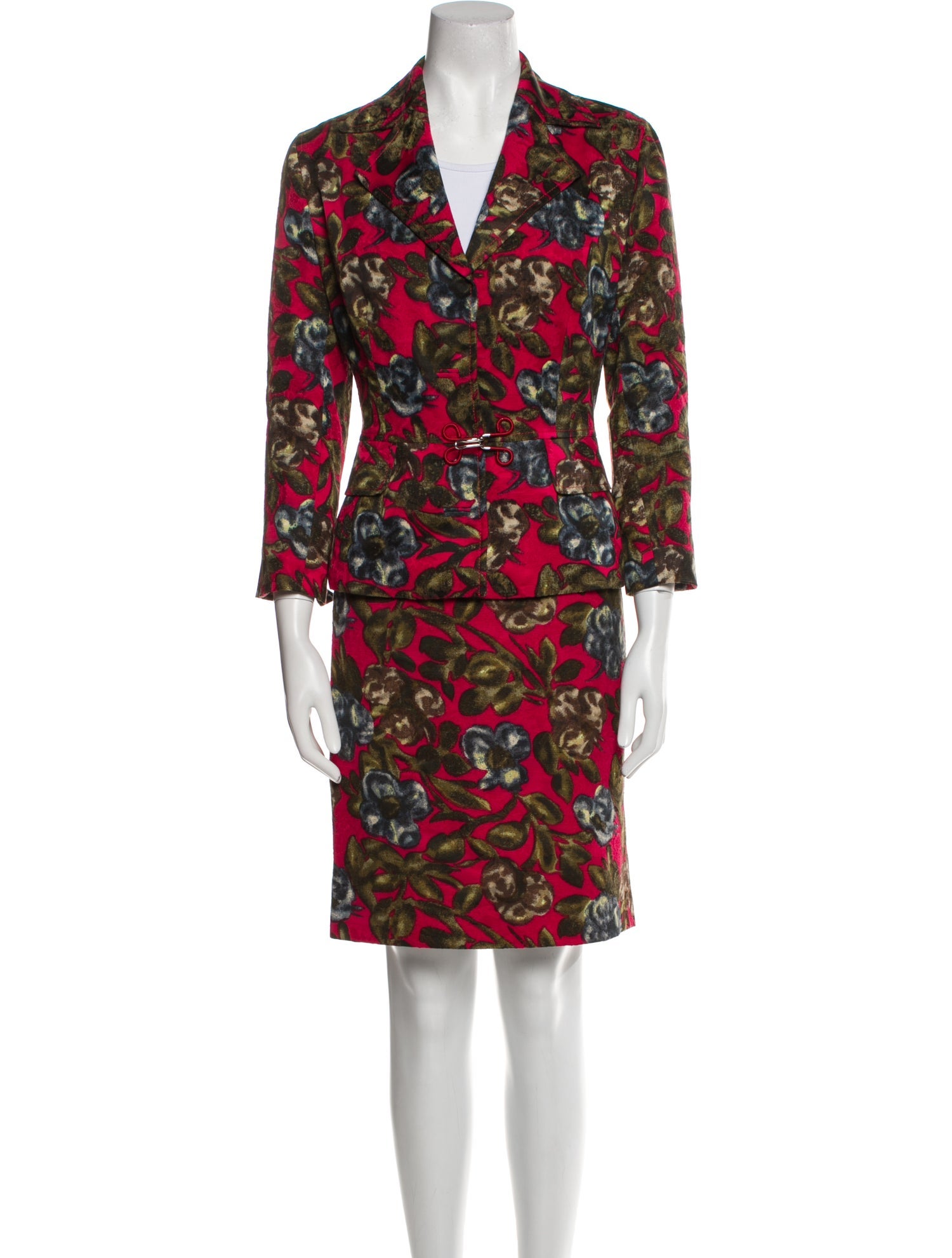 Dolce & Gabbana Printed Skirt Suit