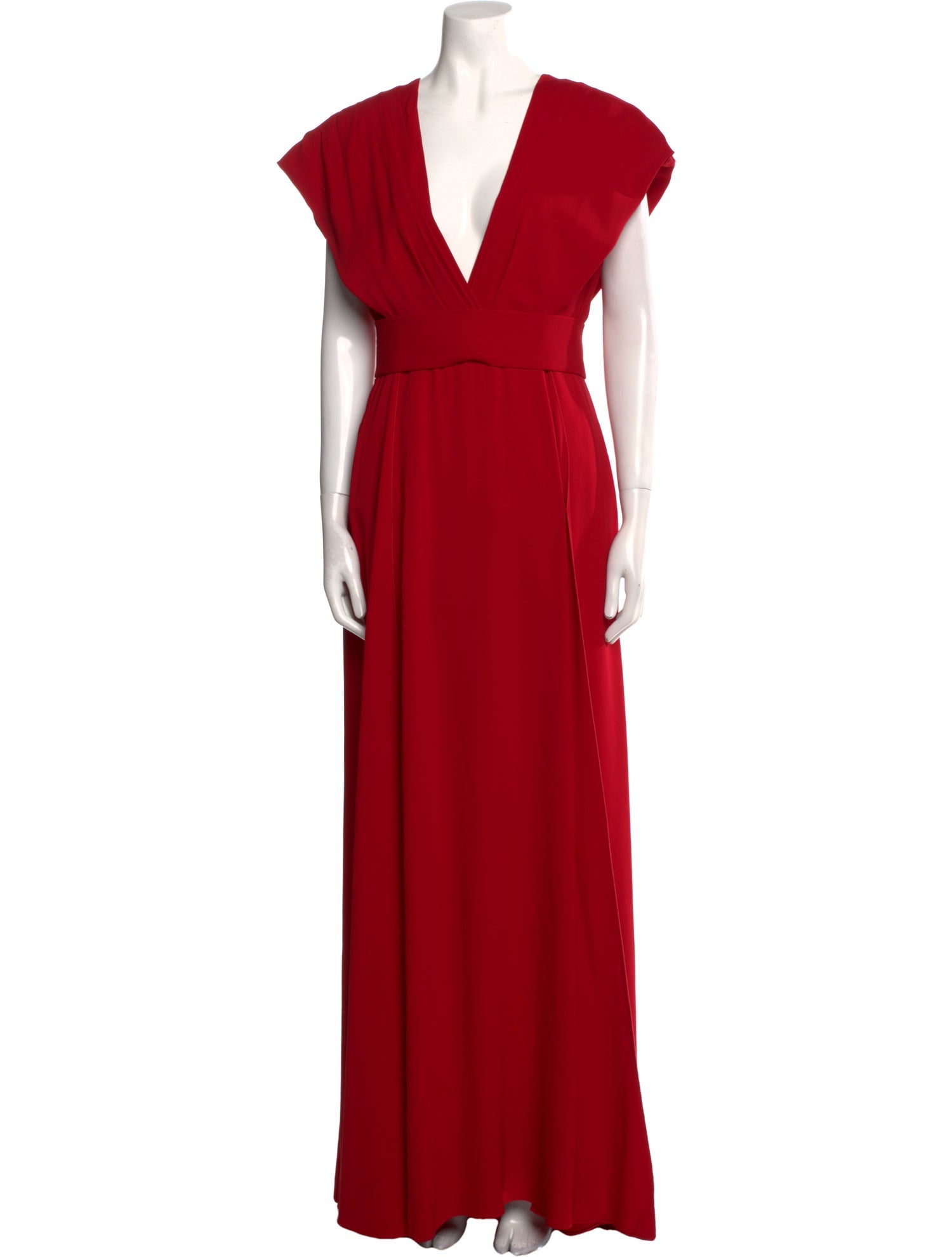 Dolce & Gabbana Plunge Neckline Long Dress w/ Tags
