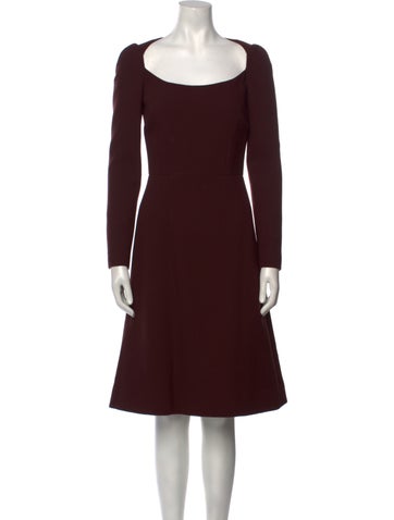Dolce & Gabbana Dresses Virgin Wool Knee-Length Dress Us2, It38 | XS