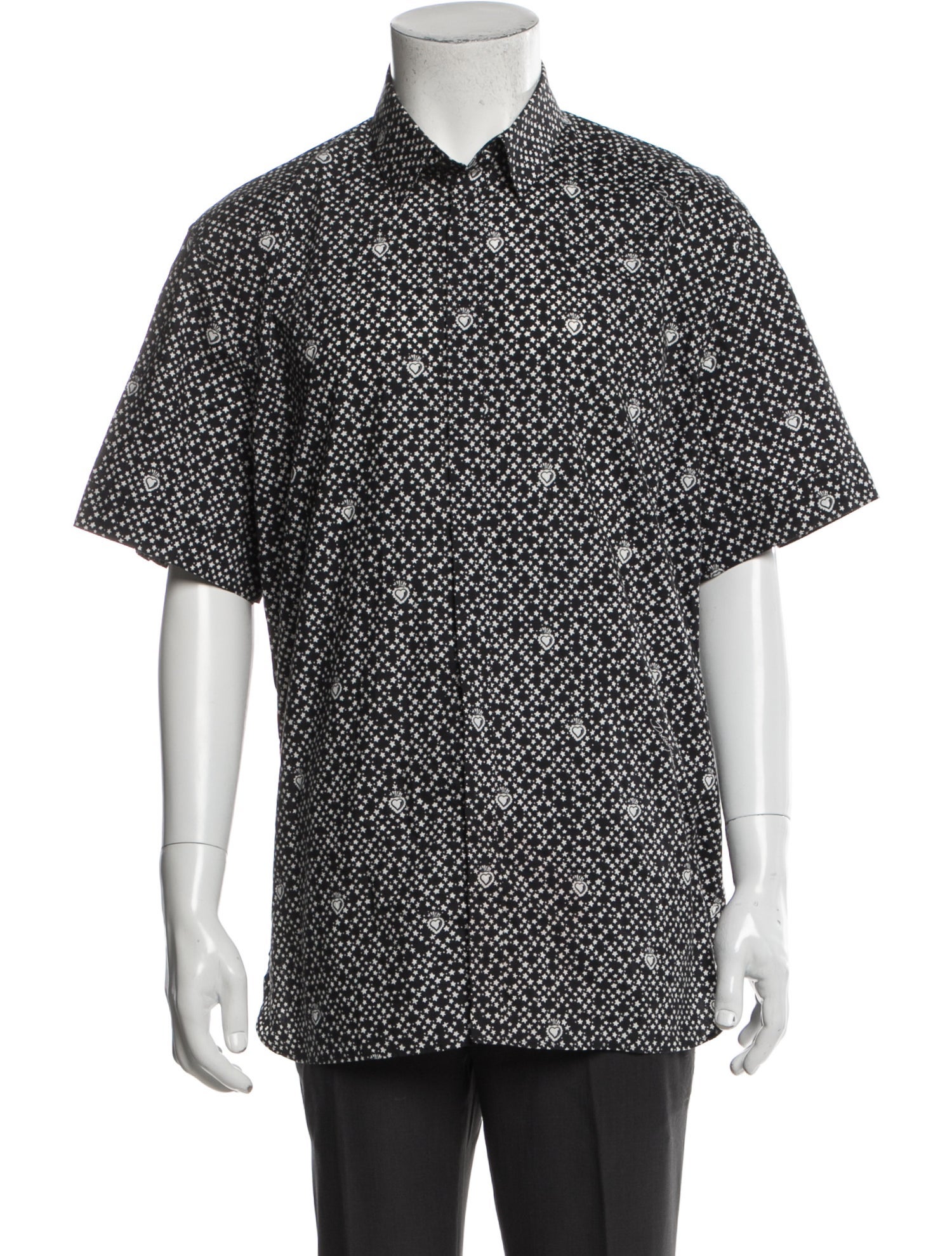Dolce & Gabbana Printed Short Sleeve Shirt