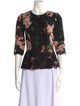Dolce & Gabbana Floral Print Crew Neck Blouse