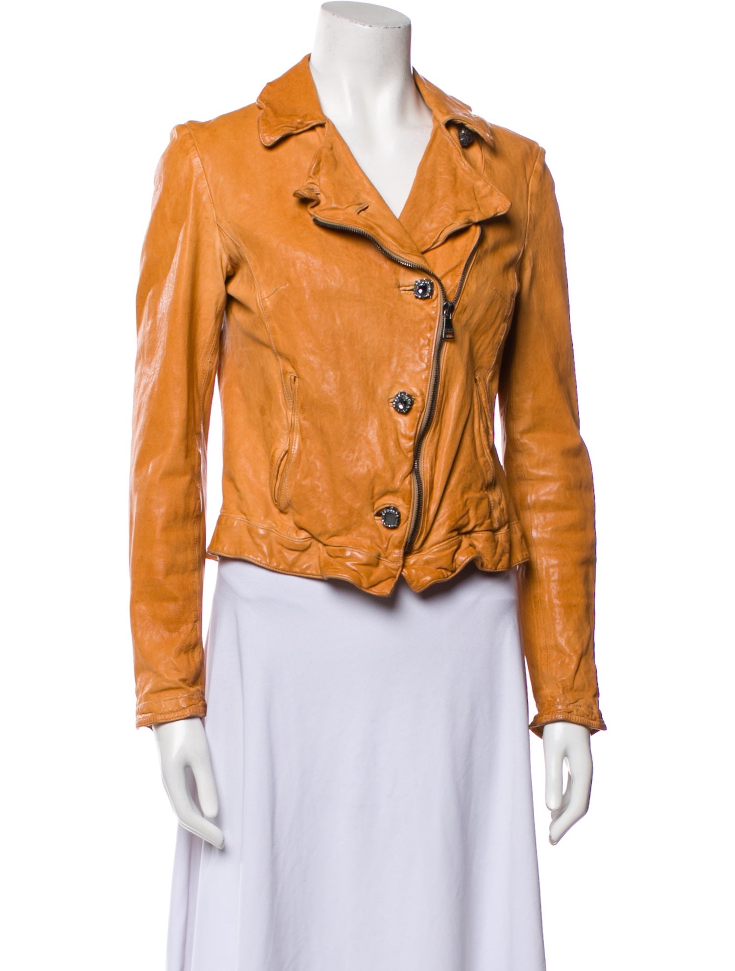 Dolce & Gabbana Lambskin Biker Jacket