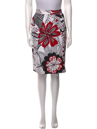 Dolce & Gabbana Floral Print Knee-Length Skirt