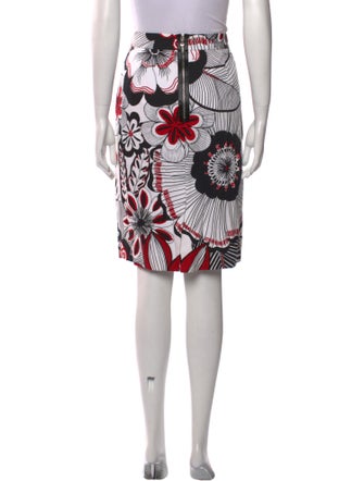 Dolce & Gabbana Floral Print Knee-Length Skirt