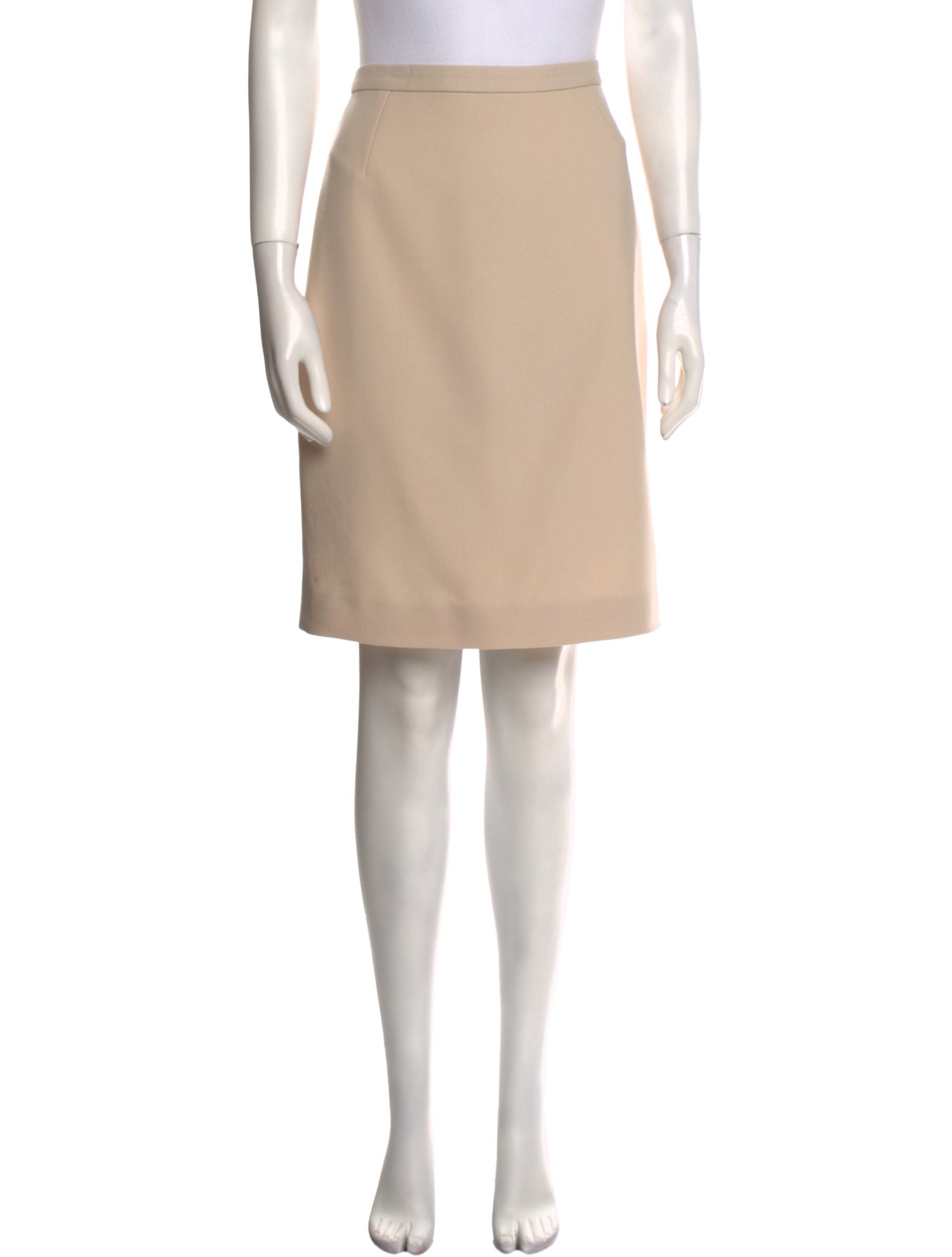 Dolce & Gabbana Virgin Wool Knee-Length Skirt