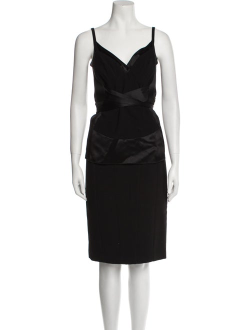 Dolce & Gabbana Virgin Wool Skirt Set