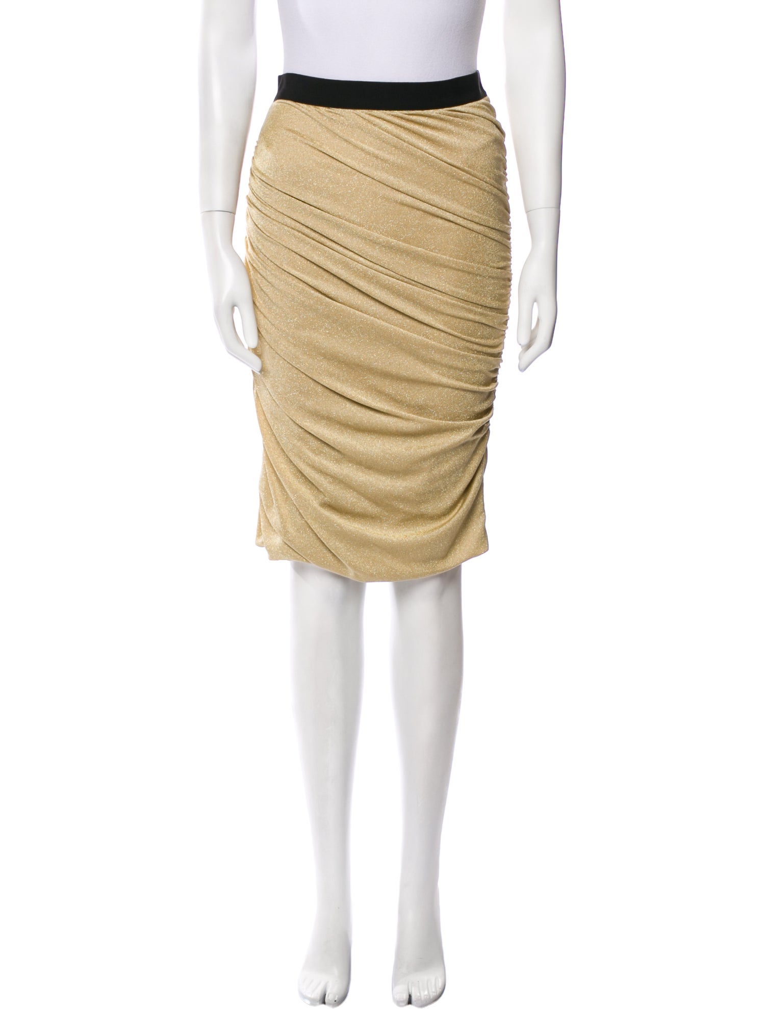 Dolce & Gabbana Glitter Accents Knee-Length Skirt