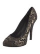 Dolce & Gabbana Glitter Accents Pumps