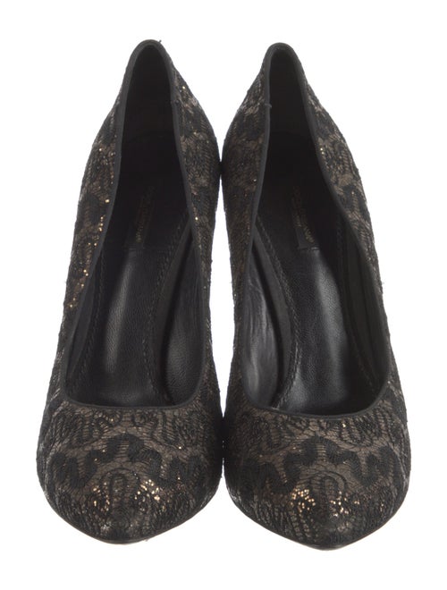Dolce & Gabbana Glitter Accents Pumps