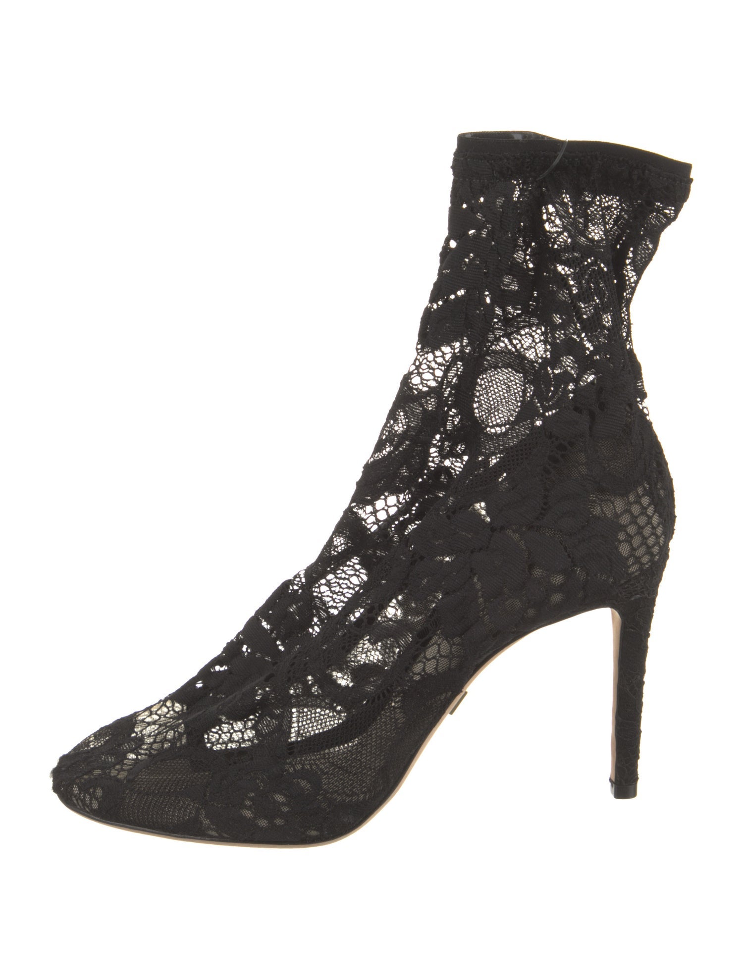 Dolce & Gabbana Lace Lace Pattern Combat Boots