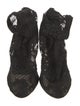 Dolce & Gabbana Lace Lace Pattern Combat Boots