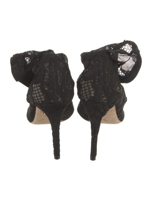 Dolce & Gabbana Lace Lace Pattern Combat Boots