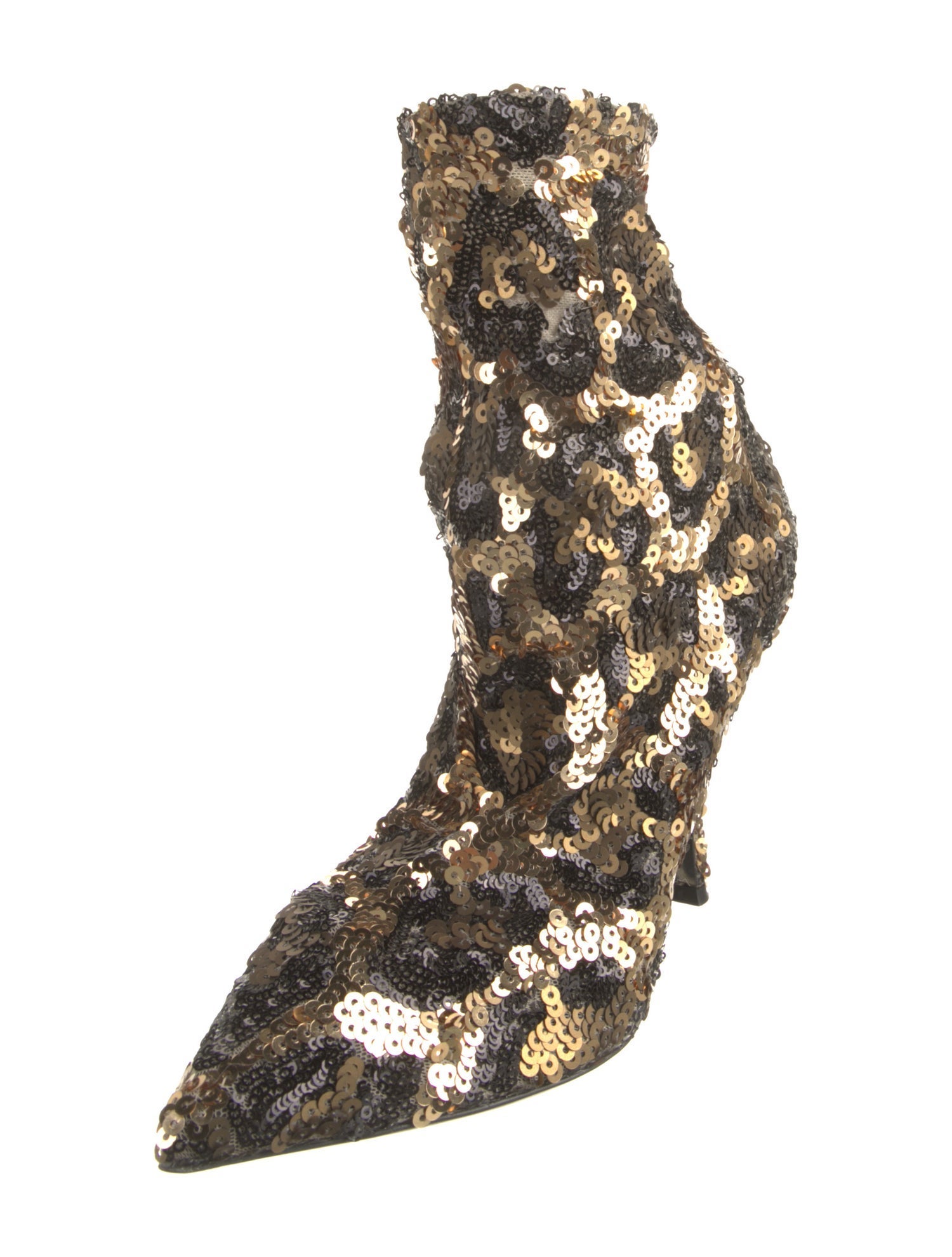Dolce & Gabbana Sequins Sequin Embellishments Sock Boots