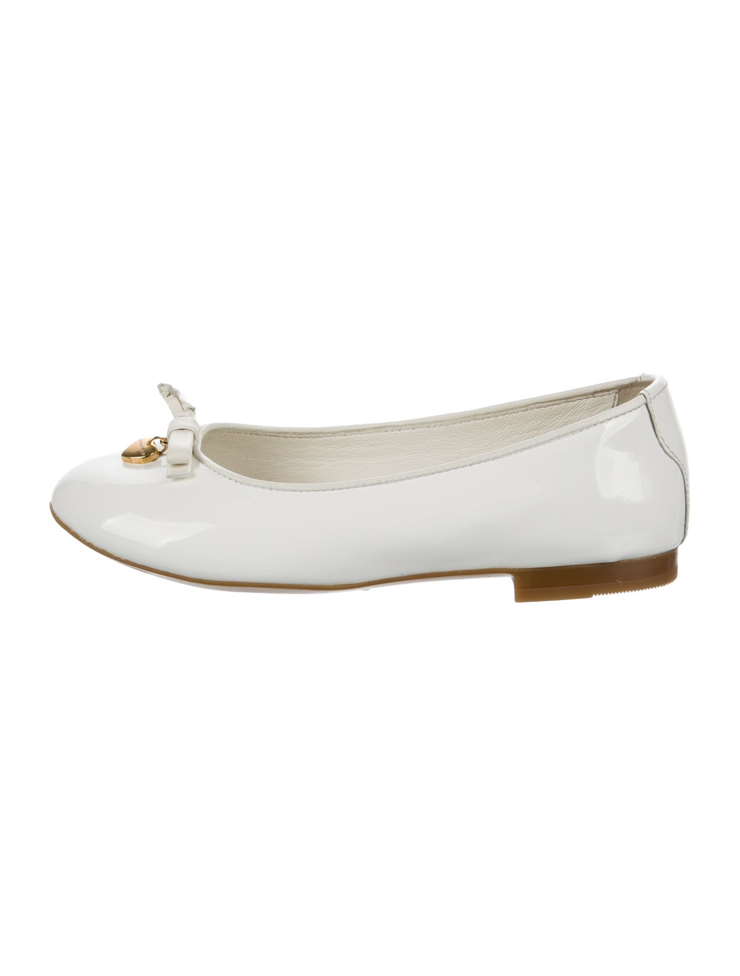 Dolce & Gabbana Toddler Girls Patent leather Ballet Flats.