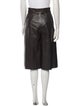 Dolce & Gabbana Lamb Leather Knee-Length Shorts