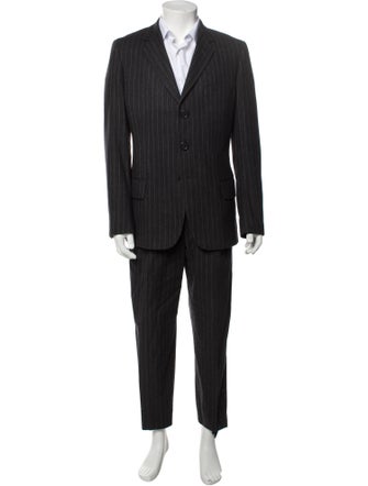 Dolce & Gabbana Wool Striped Two-Piece Suit