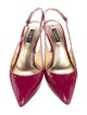 Dolce & Gabbana Patent Leather Slingback Pumps