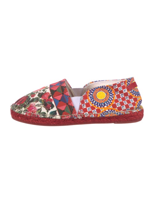 Dolce & Gabbana Sicilian Print Canvas Espadrilles