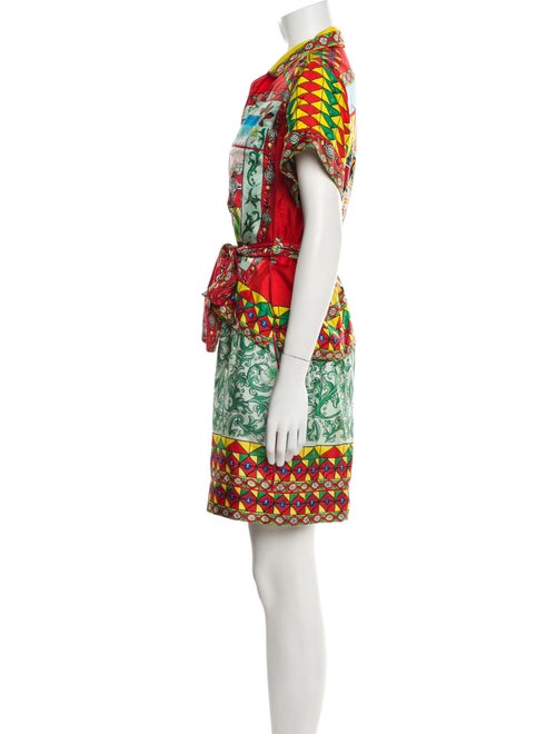 Dolce & Gabbana Silk Printed Short Set