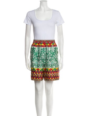 Dolce & Gabbana Silk Printed Short Set
