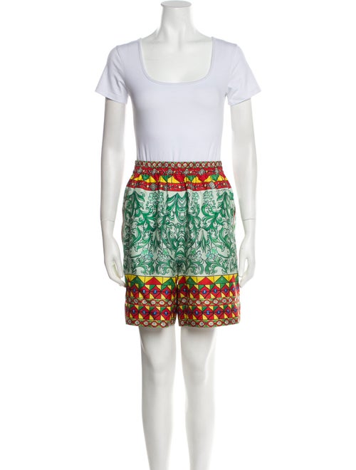 Dolce & Gabbana Silk Printed Short Set