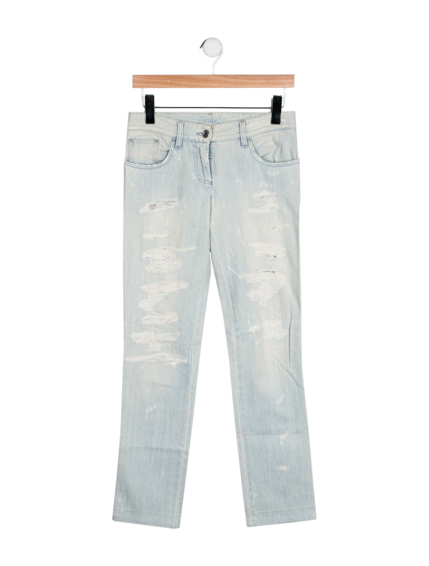 Dolce & Gabbana Low-Rise Straight Leg Jeans