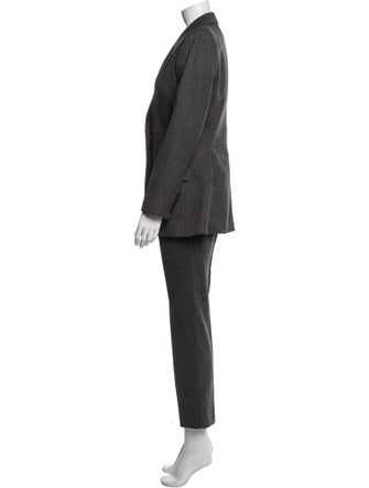 Dolce & Gabbana Virgin Wool Striped Pantsuit