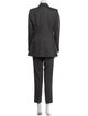 Dolce & Gabbana Virgin Wool Striped Pantsuit