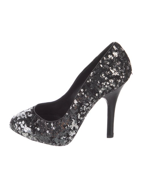 Dolce & Gabbana Sequins Grosgrain Trim Pumps