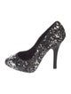 Dolce & Gabbana Sequins Grosgrain Trim Pumps