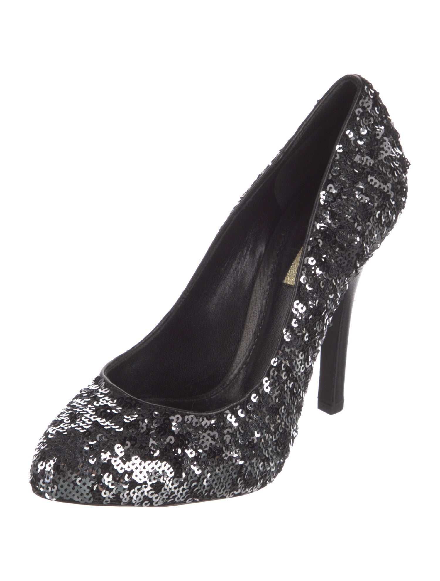 Dolce & Gabbana Sequins Grosgrain Trim Pumps