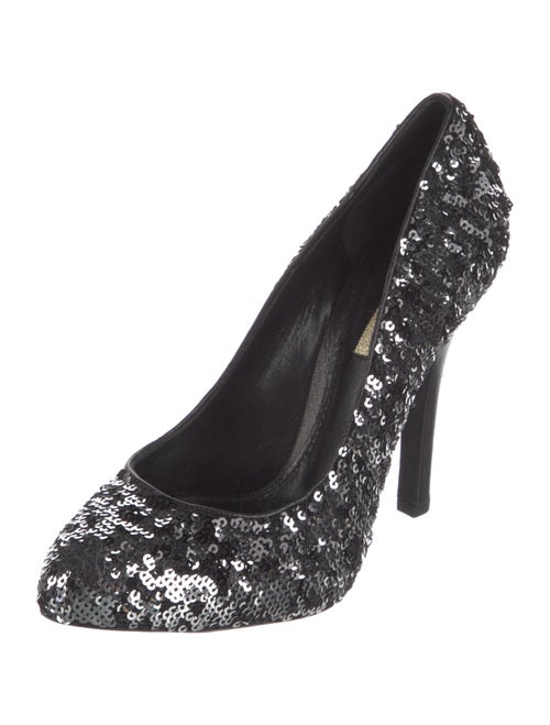 Dolce & Gabbana Sequins Grosgrain Trim Pumps
