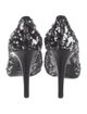 Dolce & Gabbana Sequins Grosgrain Trim Pumps