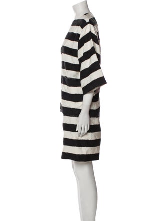 Dolce & Gabbana Striped Skirt Set