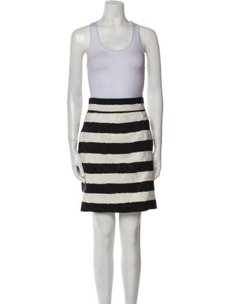 Dolce & Gabbana Striped Skirt Set